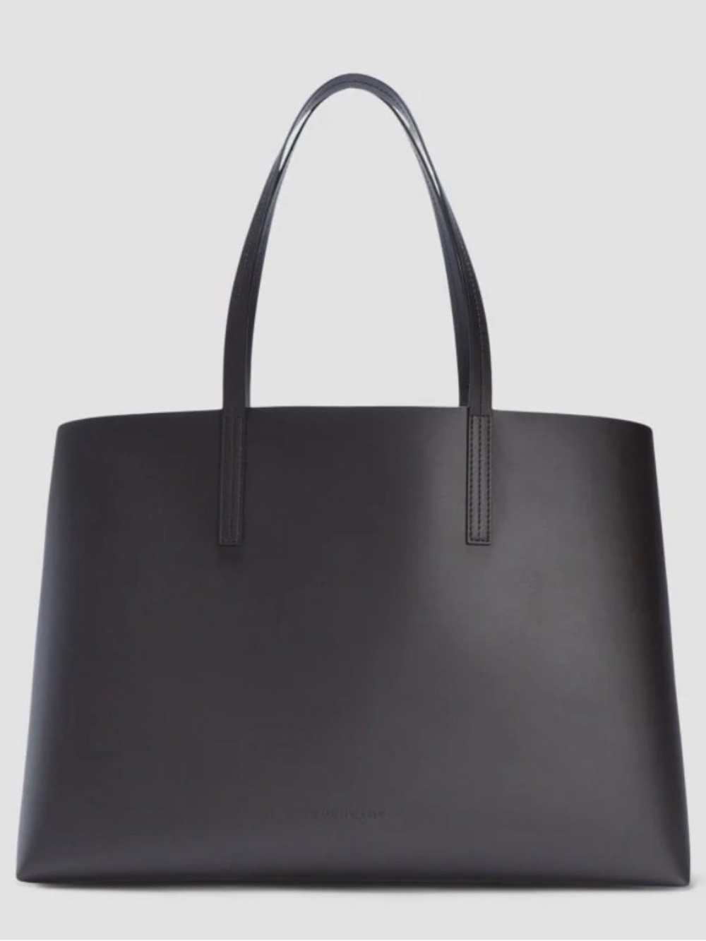 Everlane New Day Market Tote Black Vegan Leather